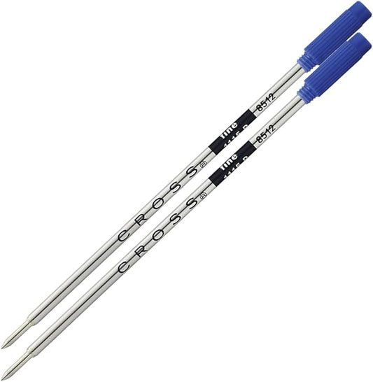 Cross Ballpoint Pen Refill - Refill for Consistent Ink Flow - Quick-Drying - Blue - Fine - 2Pack