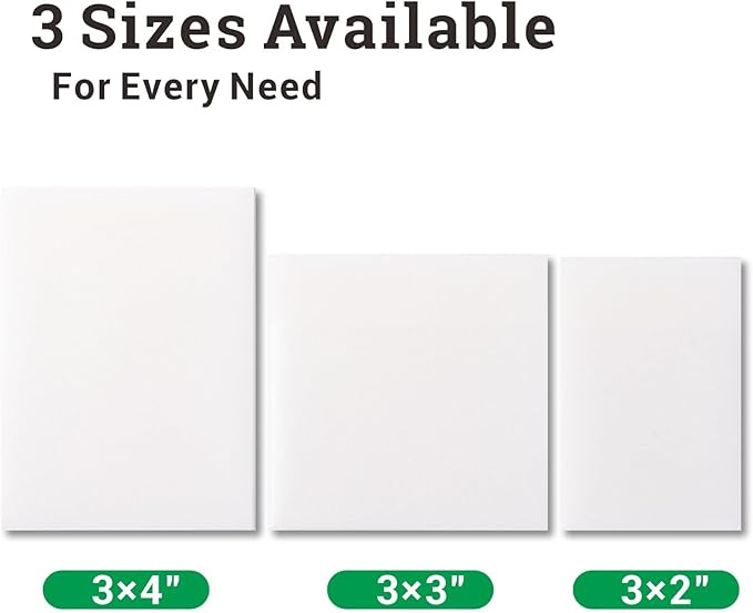 Gel Pen Friendly Multi-Size Transparent Sticky Notes - Translucent Matte Clear Pads for Bibles & Books, 3x2/3x3/3x4 in, 3 Pads 150 Sheets, Quick Dry Smudge-Free Tabs