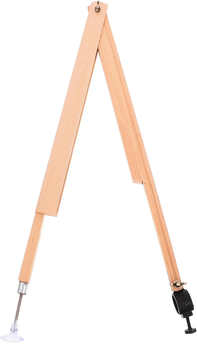 SHINEOFI Large Compass Large Math Teaching Compass Tool for Drawing Circles Compass Drawing Drafting Compass Chalkboards Compass Circle Maker Drawing Compass Circle Beige