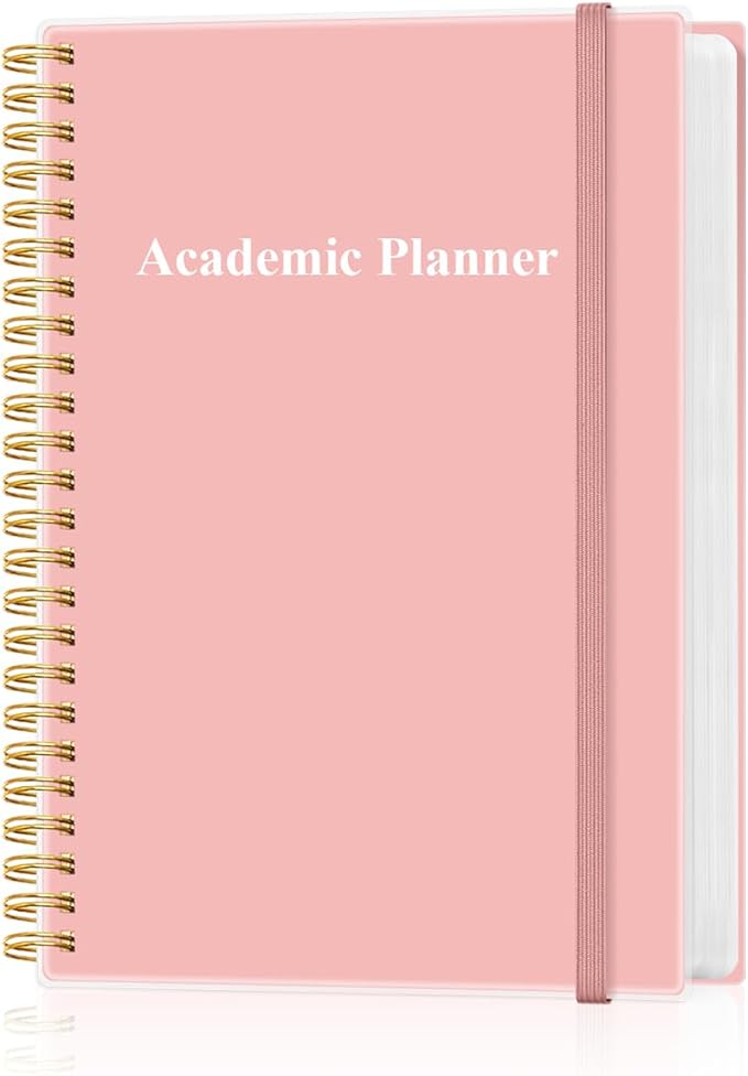 Academic Planner for 2026-2027 or Anytime - Undated Weekly Student Planner For Homeschool, High School, College & Nursing Students, 200 Pages, 5.8" x 8.5", Pink