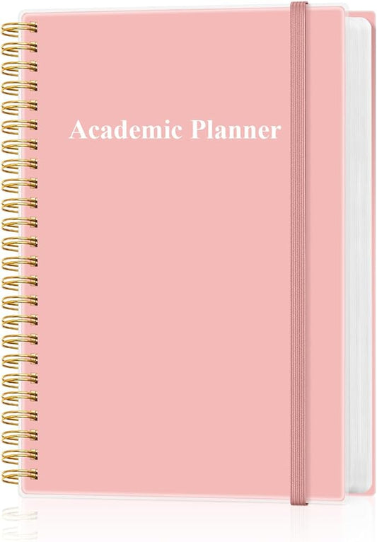Academic Planner for 2026-2027 or Anytime - Undated Weekly Student Planner For Homeschool, High School, College & Nursing Students, 200 Pages, 5.8" x 8.5", Pink