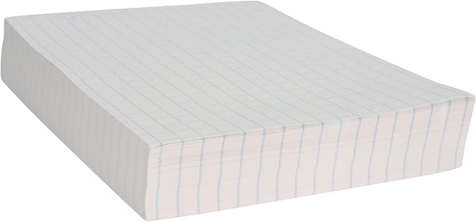 School Smart Double Sided Graph Paper, 8-1/2 x 11 Inches, 1/2 Inch Rule, White, Pack of 500 - 085279