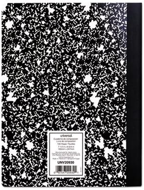 Universal UNV20930 - Composition Book, white