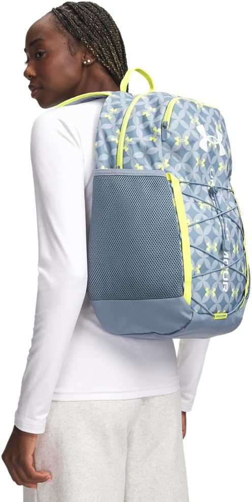 Under Armour Unisex Hustle Sport 6.0 Backpack, (448) Blue Wind/Blue Wind/White, One Size Fits Most