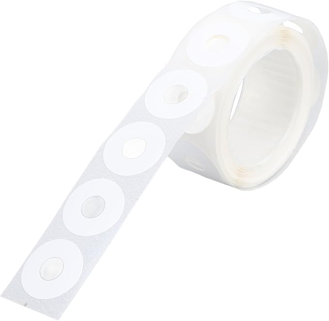 generic Hole Punch Reinforcement Labels, PVC Water Proof Stickers for Loose Leaf Paper Repair, with Double Sided Adhesive for DIY Projects