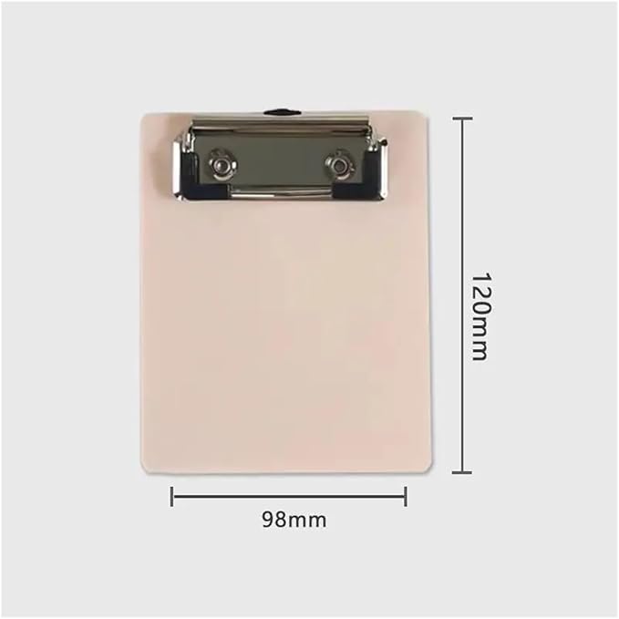 6-piece Writing Board (PP Plastic) Writing Board Paper(Apricot Pink)