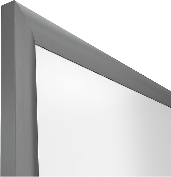 Staples TRU RED Magnetic Porcelain Dry Erase Board, Gunmetal Frame, 8-ft x 4-ft (TR61188)