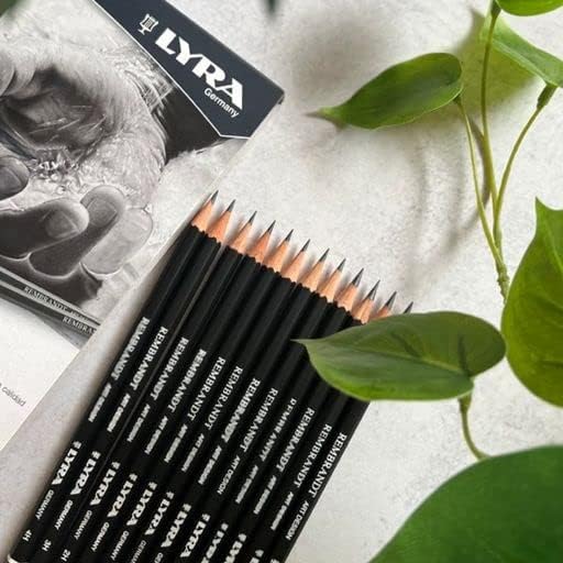 Lyra Rembrandt Art Design Sketch Pencils - Graphite Pencil Set of 6 for Artists and Students of all Ages - Versatile Art Sketching Pencils for Drawing Sketching Designing and More