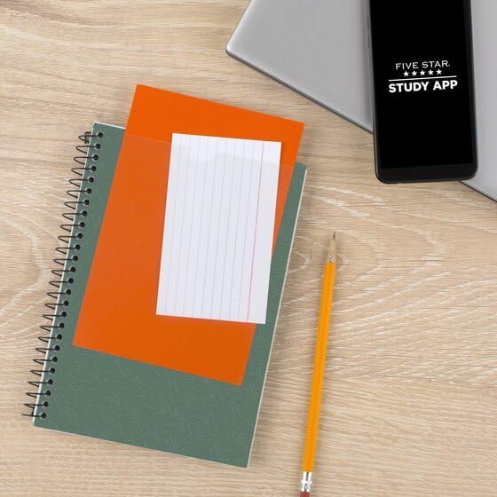 Five Star® Customizable Academic 2026-2027 Weekly Monthly Student Planner Plus Study App, Color May Vary, Small, 5 1/2" x 8 1/2"