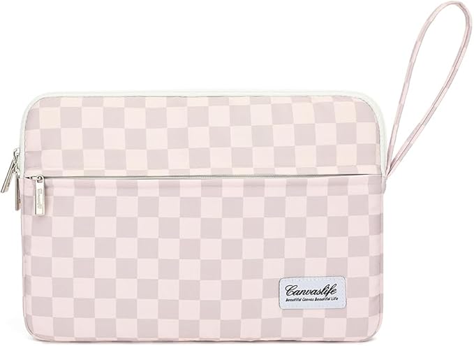 canvaslife 13.3-inch Notebook Computer, Shockproof, Waterproof and Protective Travel Notebook Computer case, Suitable for 13-13.3-inch Notebook Computer Cases (Neutral Checker)