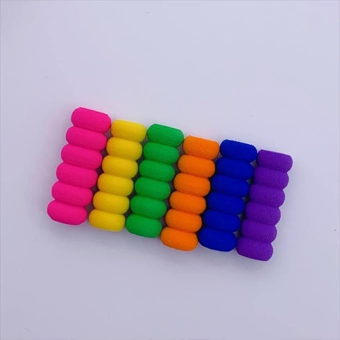 10Pcs Multicolour Soft Foam Pencil Grips, Pen Grippers for Diamond Painting Pens Drill Pen, Pencil Cushion for Drawing Writing Toddlers Adults Arthritis, Drawing Pens