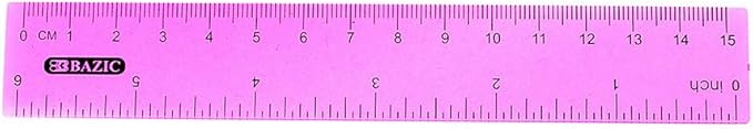 West Coast Paracord 5 Piece School Kit with Zipper Pouch – Colored Compass, Protractor, Ruler, Eraser, Sharpener – Geometry and Math Tool Set (Pink)