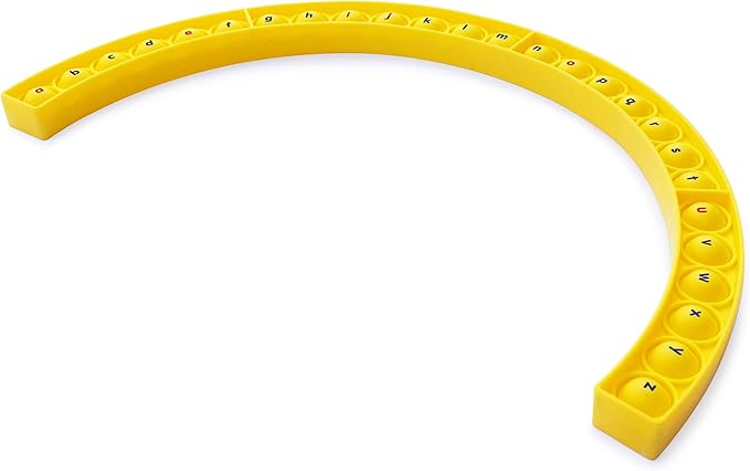 Junior Learning Alphabet Arc Bubble Board, Double-Sided, Ages 4-7, Letter Recognition, K-2