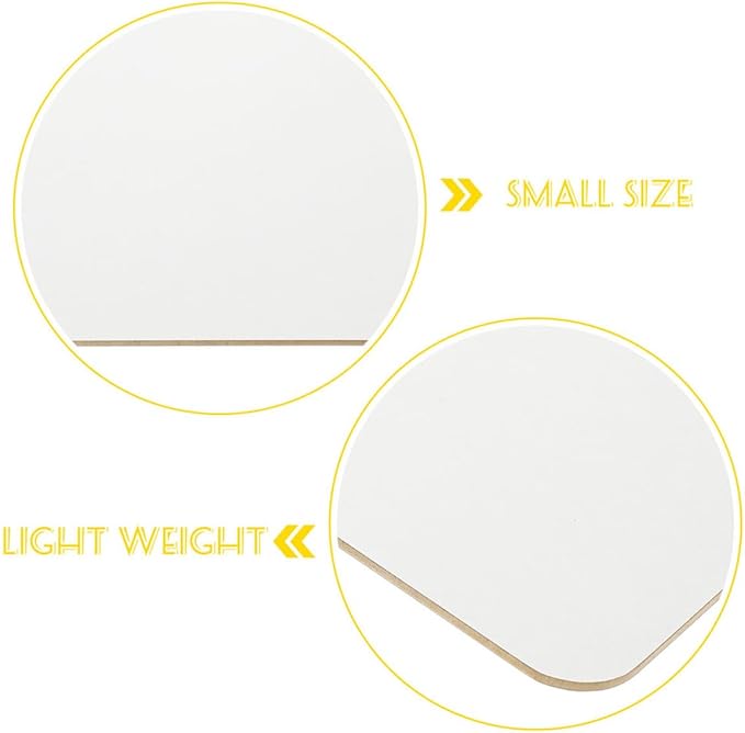 Gadpiparty 2pcs Double-Sided 9x12 Inch Dry Erase Lapboards, Compact Erasable White Boards and Students, Personal Handheld Writing Boards for Classroom and Home Use