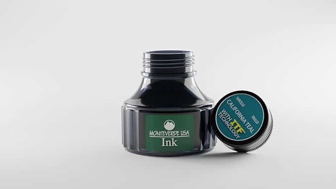 Monteverde USA Ink with ITF Technology, 90 ml California Teal (G308CT)