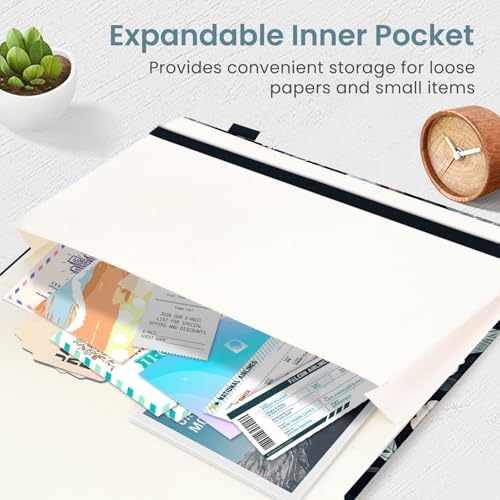 Taja Pretty Journal for Women, 5.7" x 8.3" Lined Notebook for Journaling