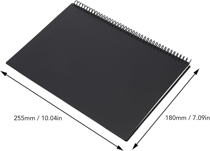 Matybobe Reusable Smart Spiral Notebook for Work Learning with Pages Erasable 180x255mm