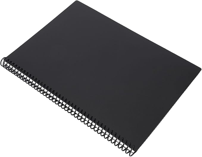 Matybobe Reusable Smart Notebook Executuve Size App Connected Erasable Black 180x255mm