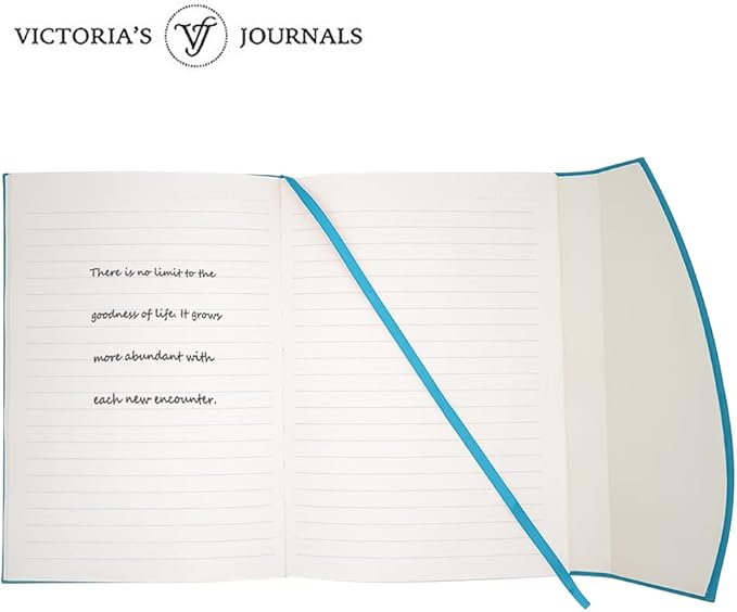 VICTORIA'S JOURNALS Magnet Journal, Carving Vintage Notebook Faux Leather Hard Cover Personal Diary Lined Pages Ribbon Bookmark, 8'' x 5.7''