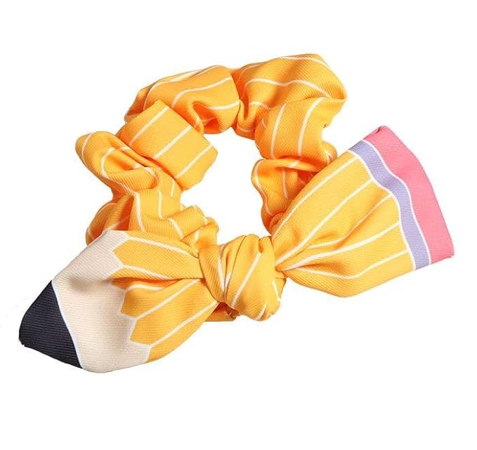 Teacher Outfits for Women, Back to School Teachers Gifts, First Day of School Teacher Supplies Hair Bows Headband Hair Clips Accessories, Pencil Hair Ties Hairband for Women
