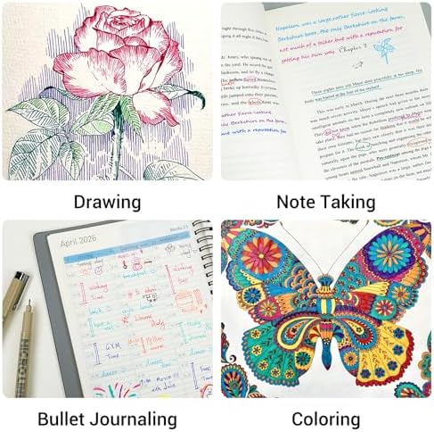 12 Colored Micro Pens 05, Fineliner pens Waterproof Archival Ink Micro Pen Set, Drawing Art Pens for Illustrating, Journaling, Bible Zentangle Supplies