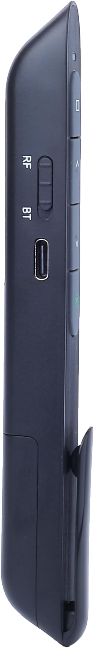 Wireless Presenter Remote with Green Light, Rechargeable PowerPoint Clicker for Mac Windows PC, 2.4GHz USB & Bluetooth, 656ft Range