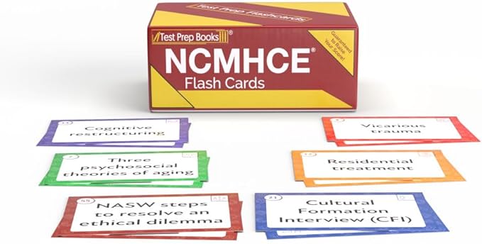NCMHCE Study Cards: NCMHCE Exam Prep 2026-2027 and Practice Questions for The National Mental Health Counseling Exam [Color Coded]