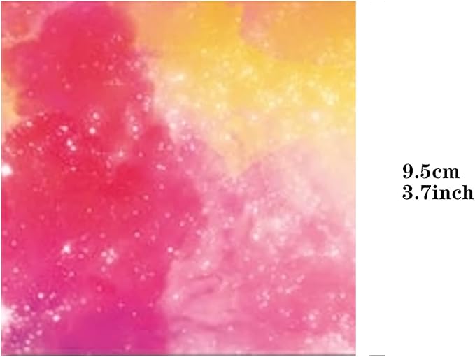 Origami Paper Kit for Kids Adults, 400 Sheets Starry Double-Sided Square Origami Paper for DIY Decoration, Craft Paper, Scrapbook Decor, Folding Crafts (3.74*3.74in)