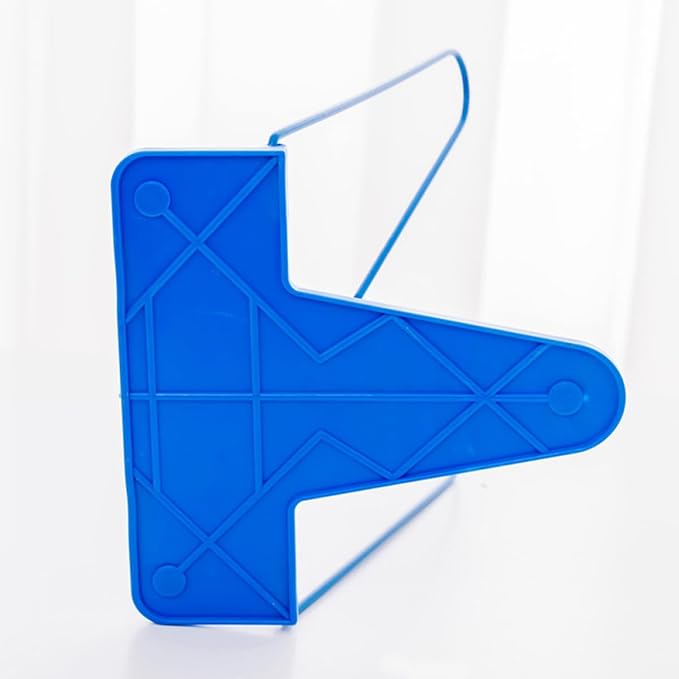 Artibetter 2PCS Adjustable Multi-Purpose Reading Book Shelf Blue Portable Lightweight Book Support Stand with - Smooth Surface Angle for Home Office Study Dorm Library