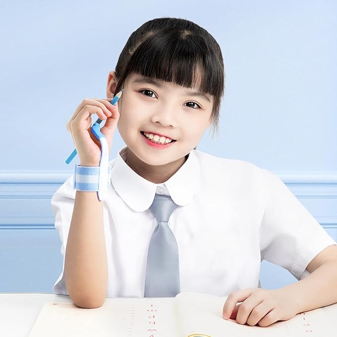 Pencil Grip for Kids Handwriting - Adjustable Anti-Hook Wrist Correctors for Children Students Pen Holding Trainer Toddler Finger Grips for Pencils Writing Posture Training Gripper Aid Tool