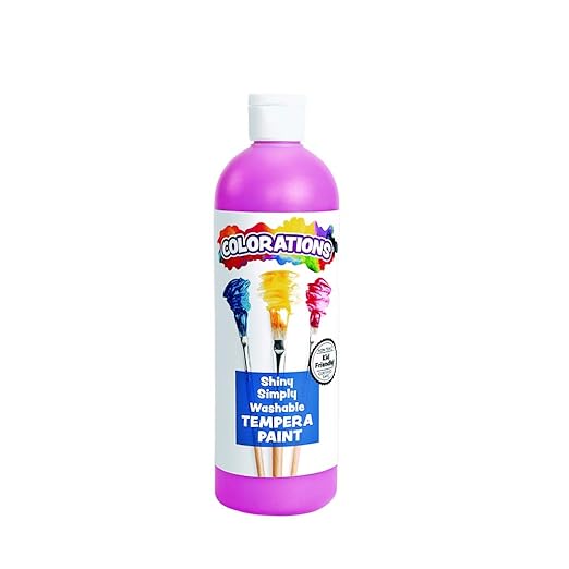 Colorations Simply Shiny Washable Tempera, Magenta - 16 oz.