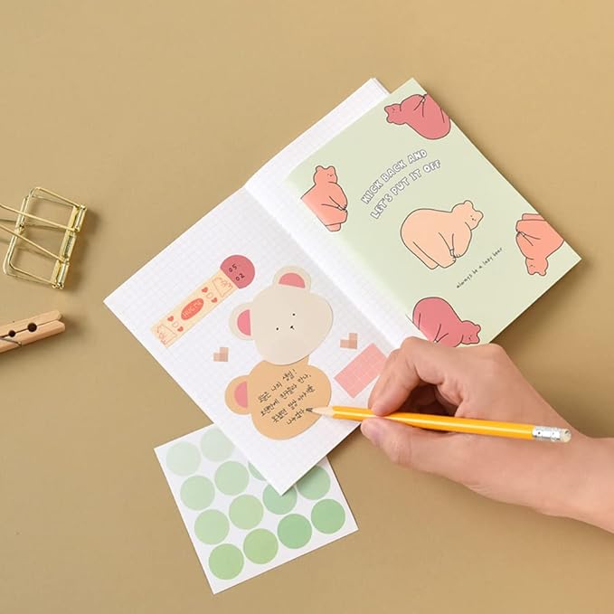 Monolike Mini STORY TOWN Grid Note 6P SET - 105x148mm, 48pages