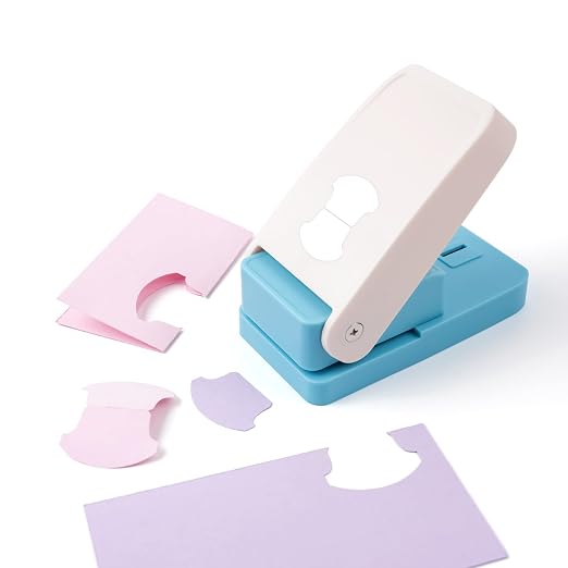 Tab Punch, Tab Puncher for Paper Crafts, DIY Index Tabs Puncher Loose Leaf Separator Label Punches for Planner Inserts, Bible Tabs, Journaling DIY Scrapbooking Notebook Handmade Craft Project
