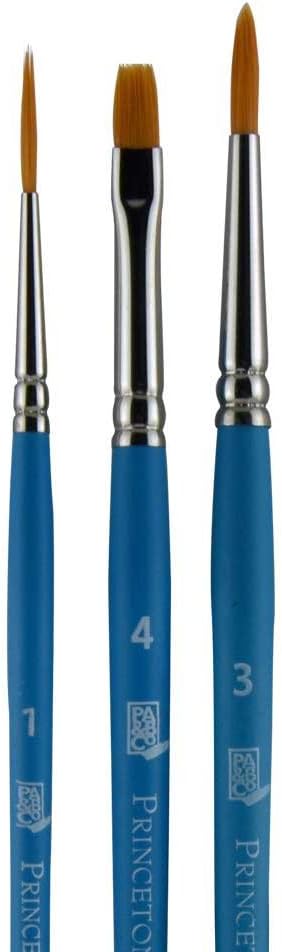 Princeton Select Artiste Brush Set No. 3, Synthetic, 3 Piece, 1 Count