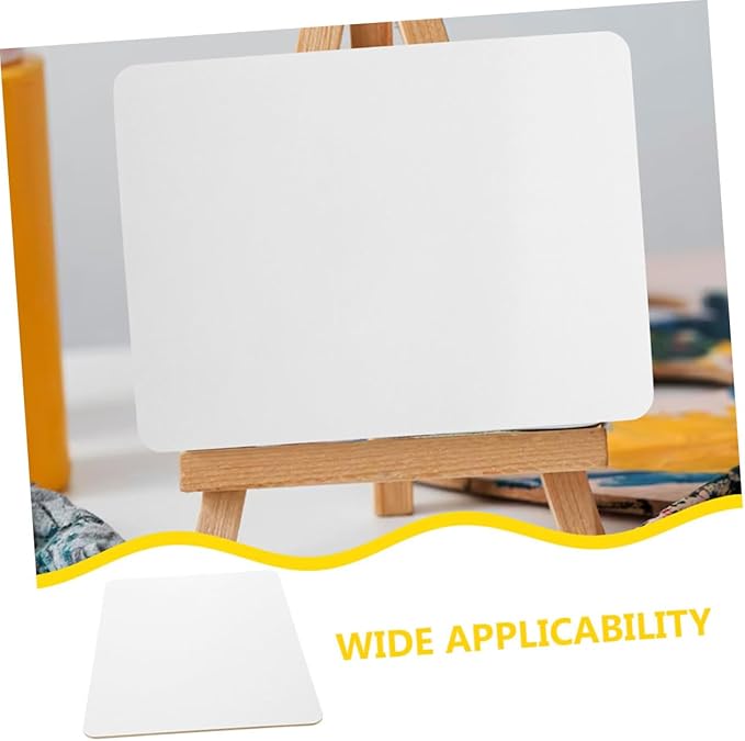 jojofuny 2pcs Portable Double Sided Dry Erase Lapboards Lightweight Interactive Whiteboards for Students Teachers Classroom Use Safe Rounded Corners