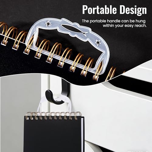 Yoment B5 Top Spiral Notebook,Steno Pads College Ruled Notebook,300 Pages
