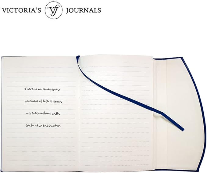 VICTORIA'S JOURNALS Magnet Journal, Carving Vintage Notebook Faux Leather Hard Cover Personal Diary Lined Pages Ribbon Bookmark, 8'' x 5.7''