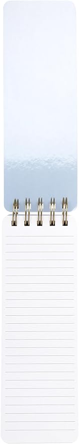 Eccolo Dayna Lee “Own The Day” Spiral Memo Pad, Hardcover, 300 Pages, 3x9-inch, Pink