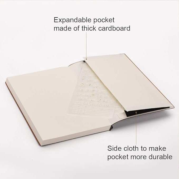 AHGXG Dotted Grid Journal 2 Pack - A5 Dot Grid Notebook Softcover, Medium 5.75'' × 8.38'', 320 Numbered Pages, 120gsm Thick Dotted Paper, Soft Leather Cover, Black Brown