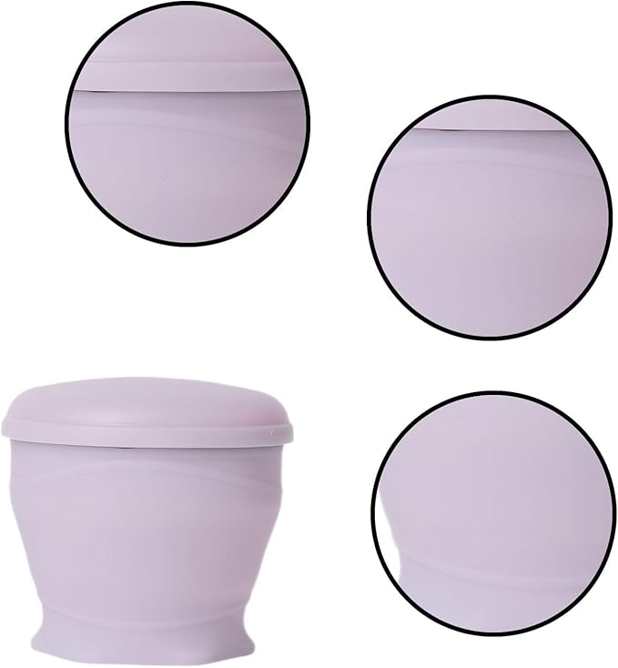 Foldable Silicone Cup for Travel Outdoor Camping Reusable foldable Mug with Lid and Lanyard
