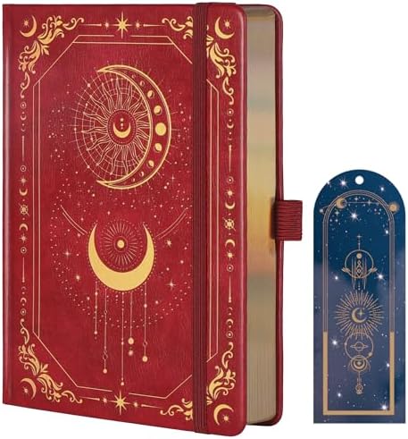 TIEFOSSI Line Journal Notebook for Women Men, 316 Pages,8.3x5.8 IN