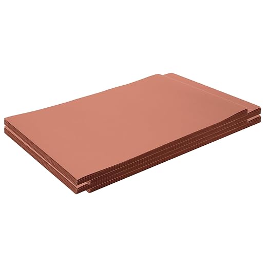 Colorations 12" x 18" Mediumweight Brown Construction Paper - 200 Sheets, Bulk Pack Art Paper, Arts and Crafts, School Supplies, Drawing, Coloring, Painting, 3D Art Paper