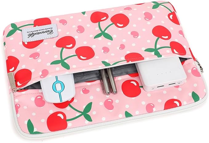 Canvaslife Patten Laptop Sleeve 14 inch 14.0 inch Laptop case Bag (Cherry)