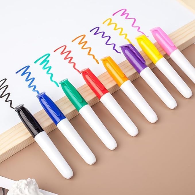 SKKSTATIONERY 36-Pcs Mini Dry Erase Markers, Whiteboard Markers, Marker Pens 3.5'', 36Pcs/Box