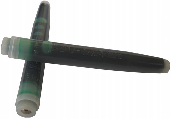 Platinum Preppy Marker & Fountain Pen Refill Cartridge - Green Ink - Set of 2, 4280419