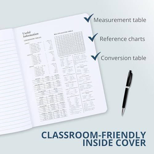 ROARING SPRING Hard Cover Composition Book, Wide Rule, 100 Pages, 48 Pack