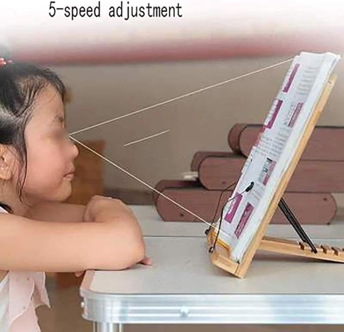 Sheet Music Stand Desktop Book Stand Foldable Book Stand Reading Frame Rest Holder Cookbook Cook Stand Desk Bookrest with Retro Hollow Bamboo and Steed Pattern (Color : #4) (#6)