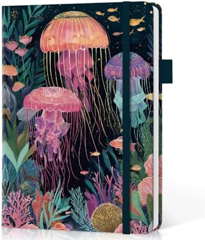 Taja Pretty Journal for Women, 5.7" x 8.3" Lined Notebook for Journaling