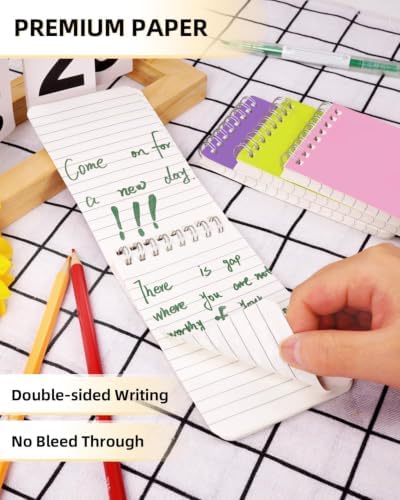 Dynta Mini Spiral Notebooks Bulk 3x5 Inch Memo Pads,Small Notepad Top Bound