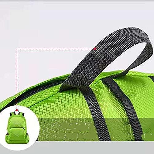 Lightweight foldable backpack outdoor mountaineering bag travel backpack blue